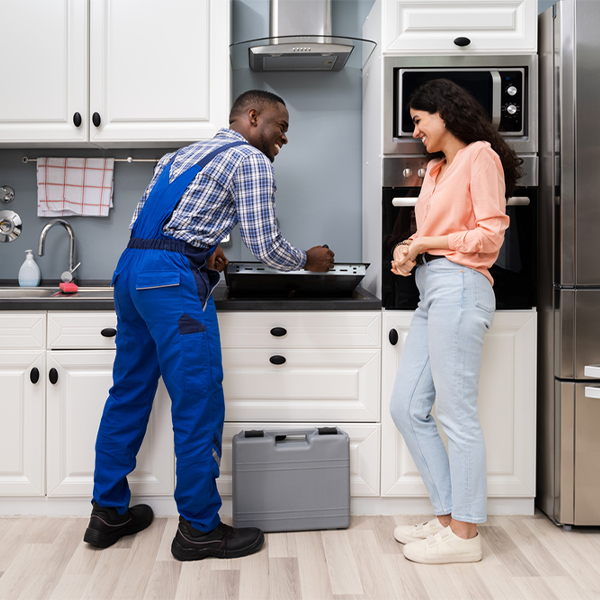 can you provide an estimate for cooktop repair before beginning any work in Cloverleaf TX